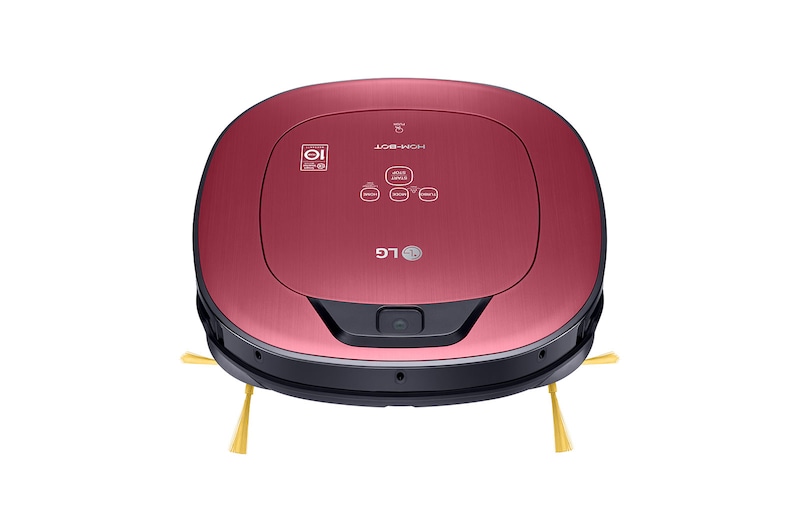 LG Hom-Bot Square Robotic Vacuum Cleaner in Metal Red, VR66800VWP