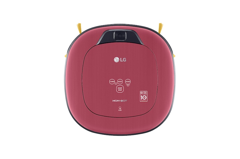 LG Hom-Bot Square Robotic Vacuum Cleaner in Metal Red, VR66800VWP