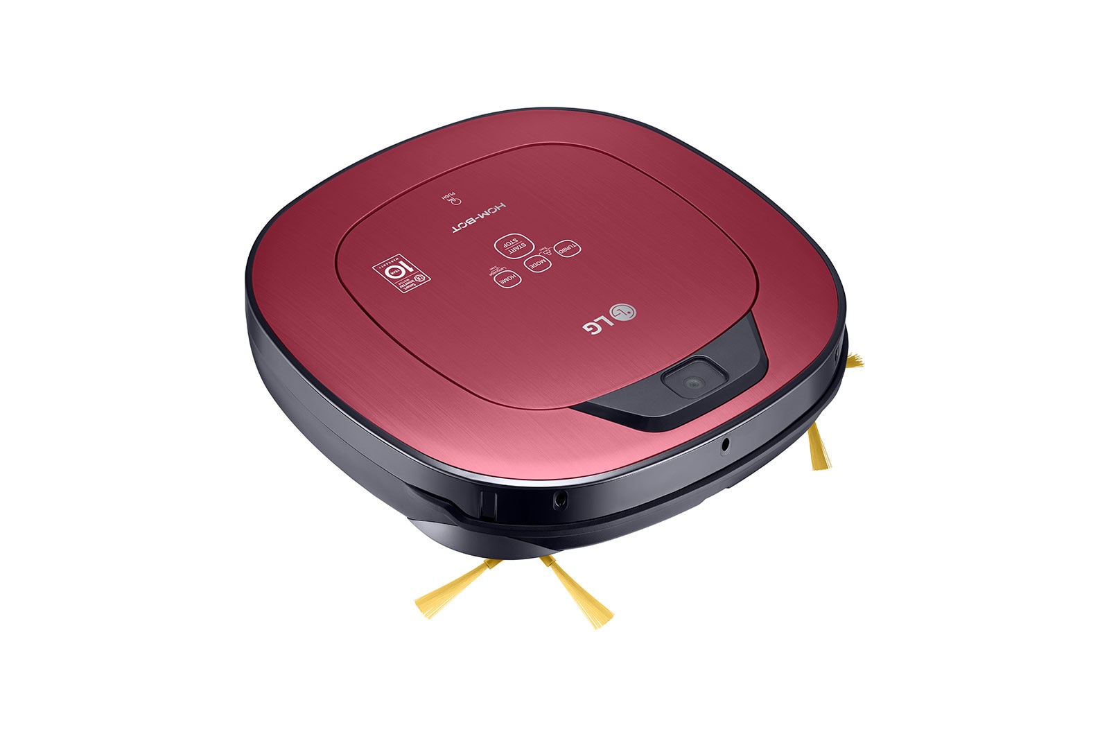 LG Hom-Bot Square Robotic Vacuum Cleaner in Metal Red, VR66800VWP