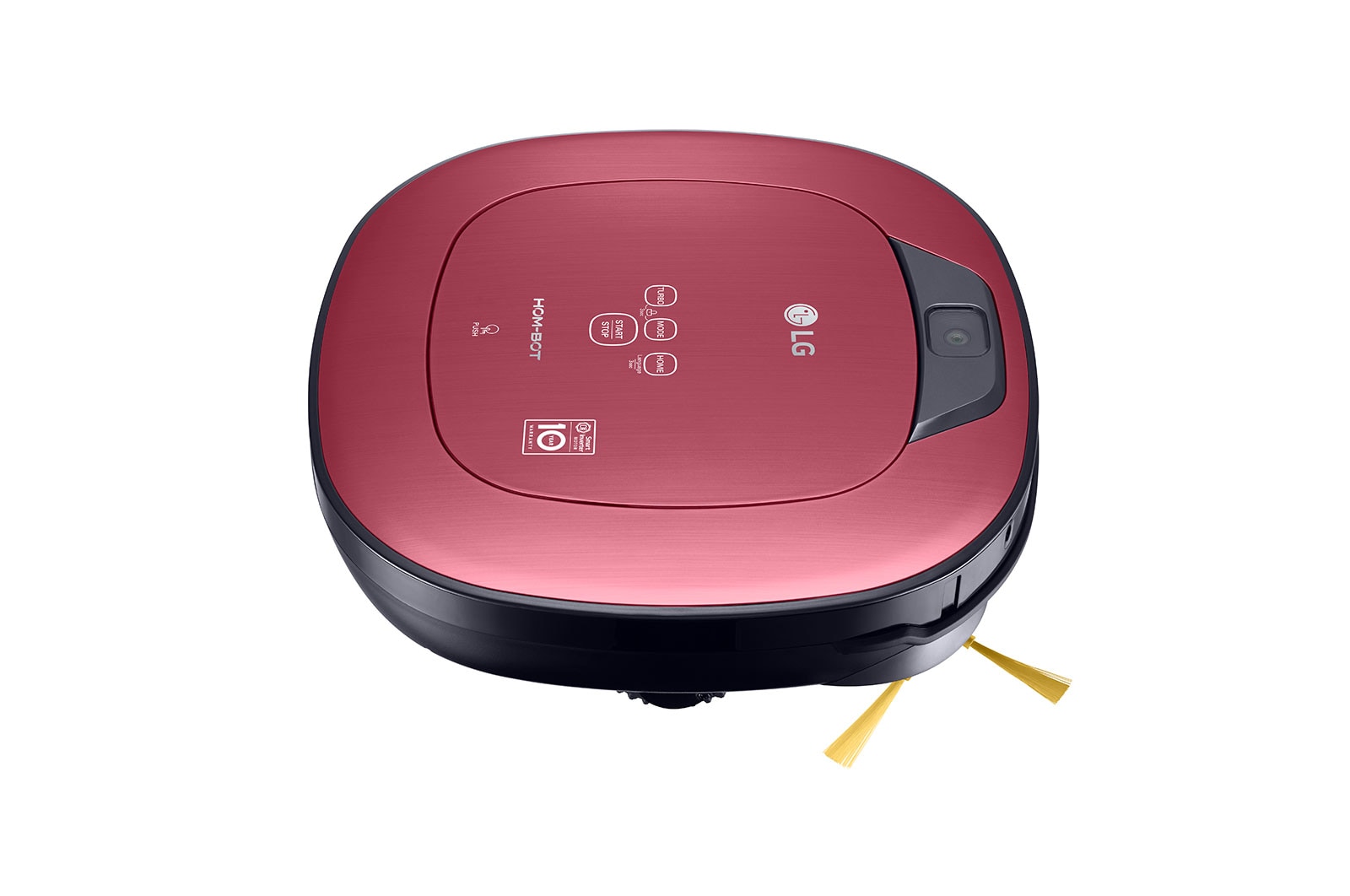LG Hom-Bot Square Robotic Vacuum Cleaner in Metal Red, VR66800VWP