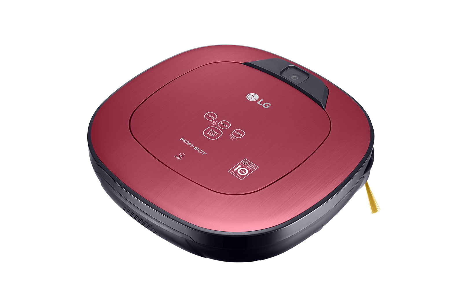 LG Hom-Bot Square Robotic Vacuum Cleaner in Metal Red, VR66800VWP