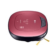 LG Hom-Bot Square Robotic Vacuum Cleaner in Metal Red, VR66800VWP