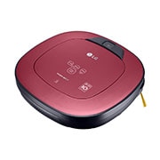 LG Hom-Bot Square Robotic Vacuum Cleaner in Metal Red, VR66800VWP