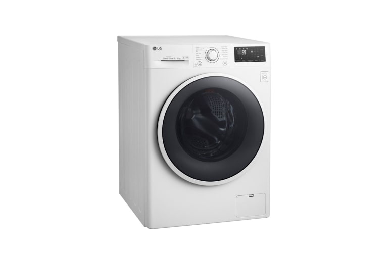 LG 8kg, 6 Motion Inverter Direct Drive Front Load Washing Machine with TurboWash™, F1408DC3W