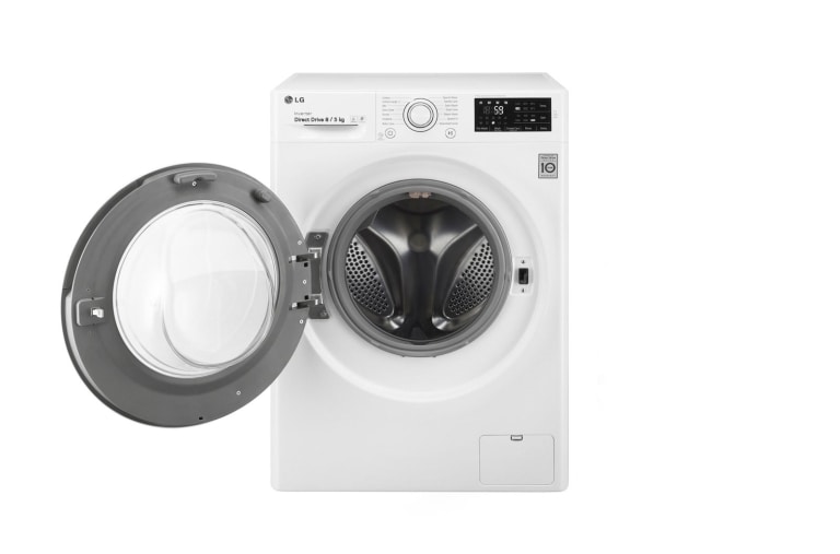 LG 8kg, 6 Motion Inverter Direct Drive Front Load Washing Machine with TurboWash™, F1408DC3W