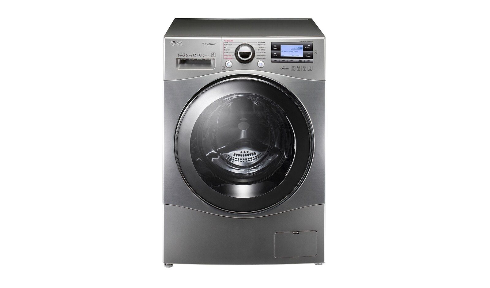 LG 12/8kg, 6 Motion Inverter Direct Drive Washer Dryer F1612DBGE LG SG