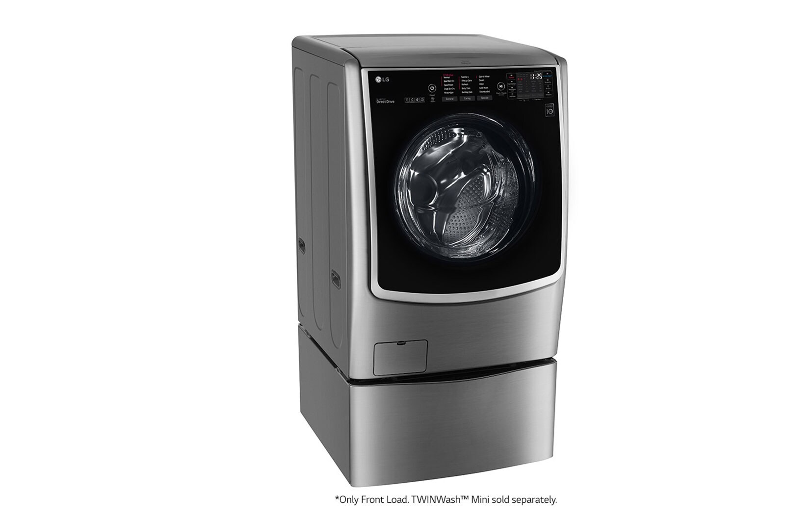 LG 21/12kg, Front Load Smart Washing Machine with 6 Motion Inverter Direct Drive, F2721HTWV