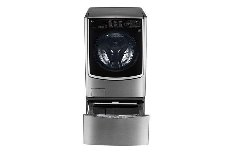 Front view of 21kg, Inverter Direct Drive TWIN Load Washing Machine F2721STWV