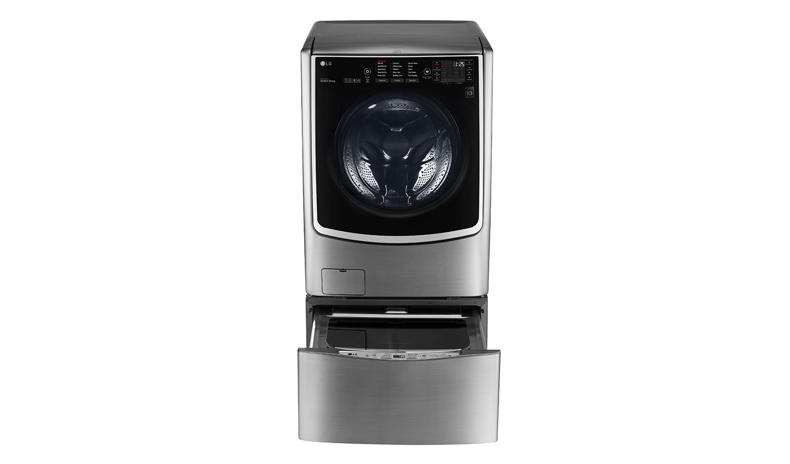 Front view of 21kg, Inverter Direct Drive TWIN Load Washing Machine F2721STWV
