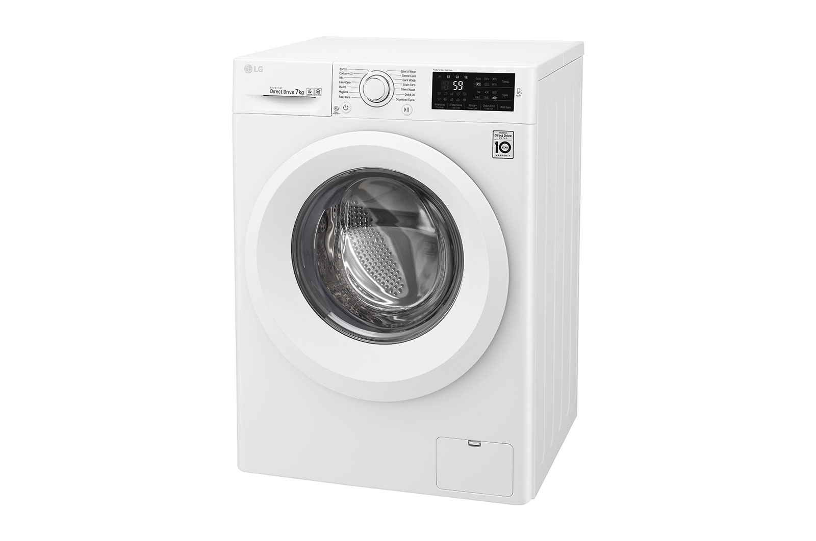 LG 7kg, 6 Motion Inverter Direct Drive Front Load Washing Machine, FC1270N5W