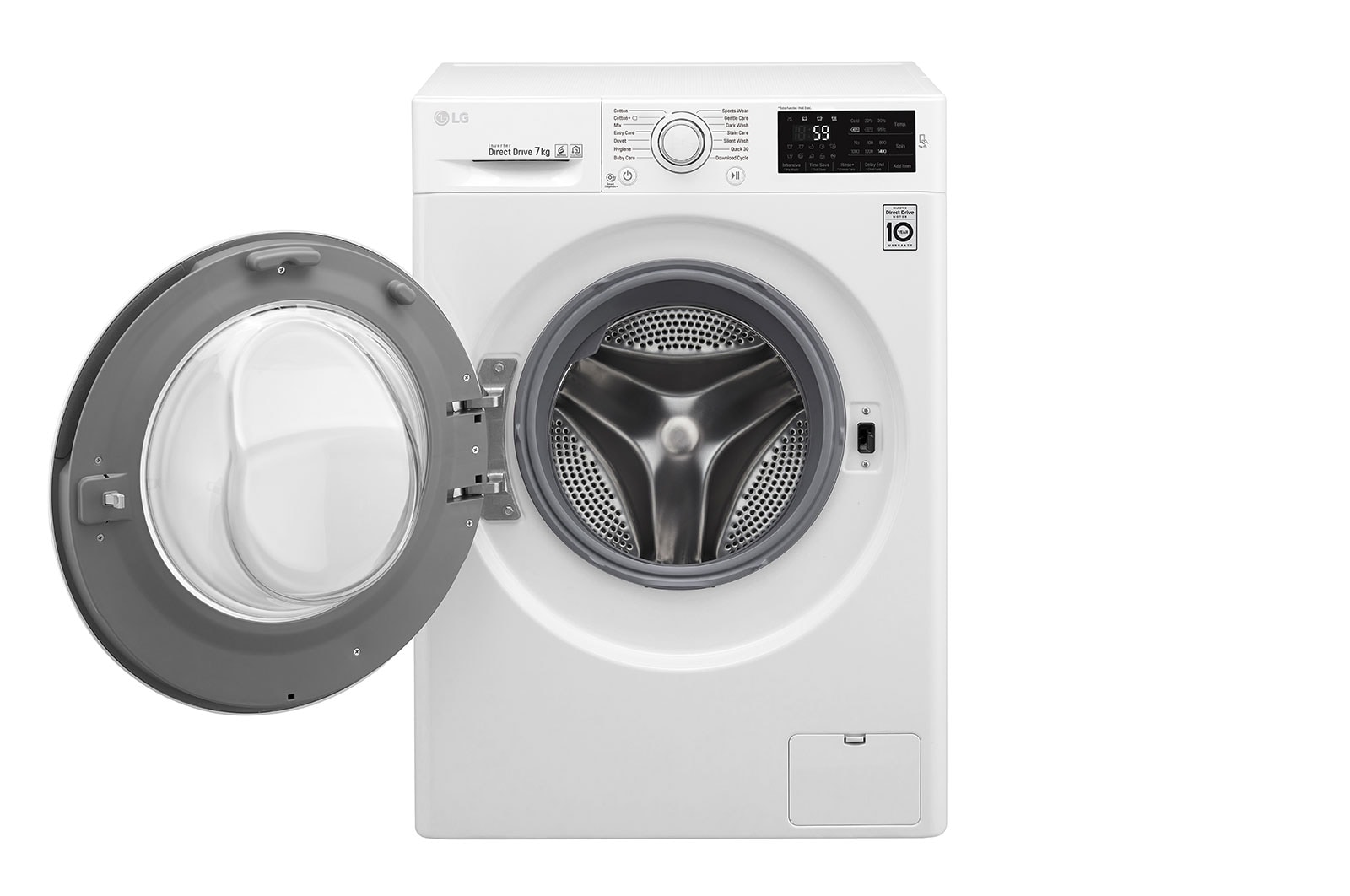 LG 7kg, 6 Motion Inverter Direct Drive Front Load Washing Machine, FC1270N5W