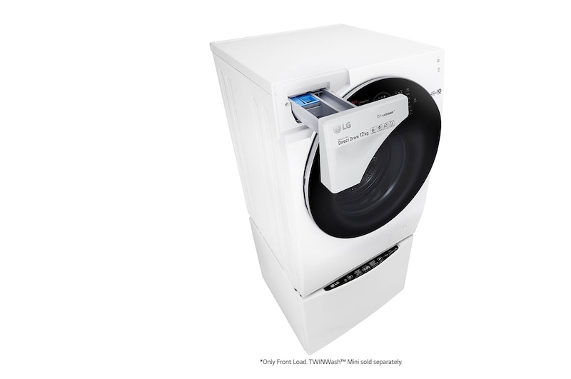 LG 12kg, Front Load Smart Washing Machine with Inverter Direct Drive, FG1612S3W
