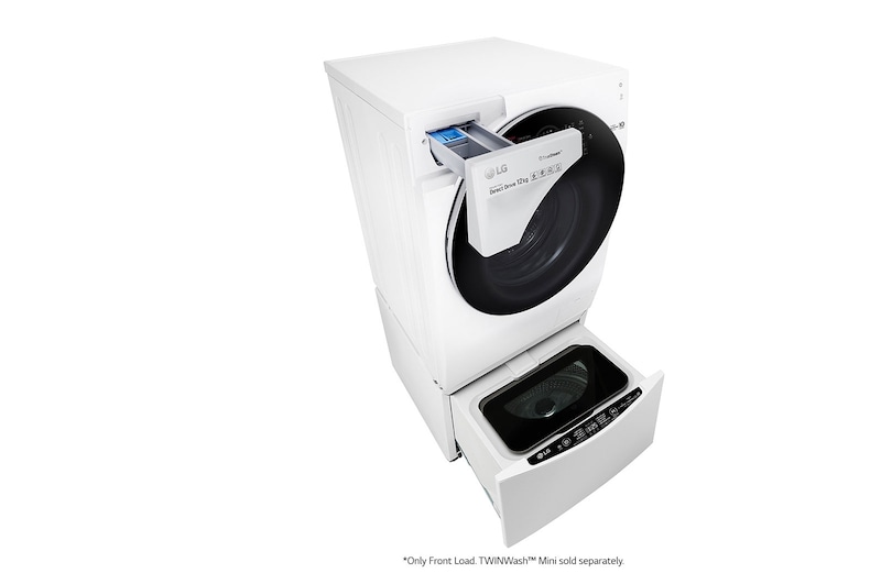 LG 12kg, Front Load Smart Washing Machine with Inverter Direct Drive, FG1612S3W