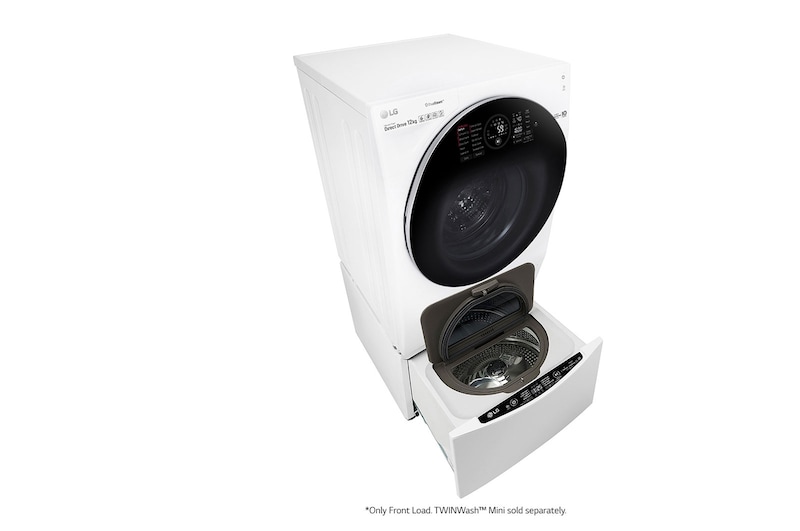 LG 12kg, Front Load Smart Washing Machine with Inverter Direct Drive, FG1612S3W
