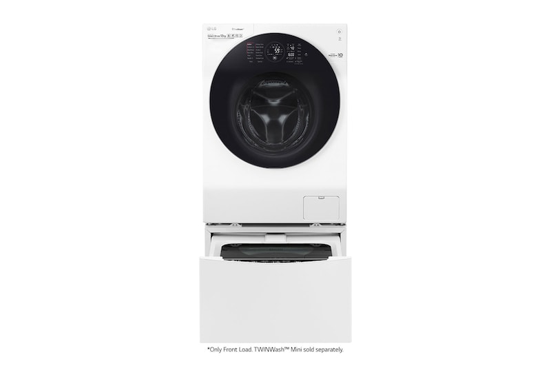 LG 12kg, Front Load Smart Washing Machine with Inverter Direct Drive, FG1612S3W