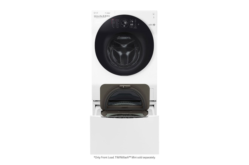 LG 12kg, Front Load Smart Washing Machine with Inverter Direct Drive, FG1612S3W