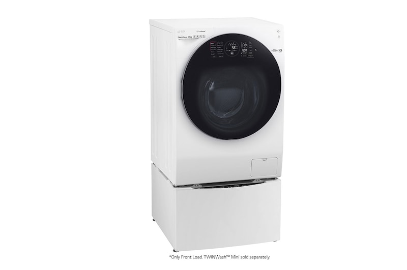 LG 12kg, Front Load Smart Washing Machine with Inverter Direct Drive, FG1612S3W