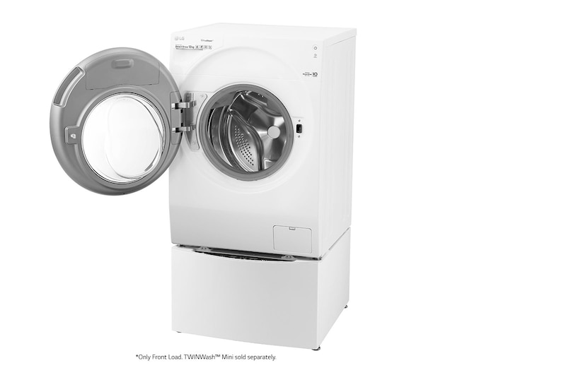 LG 12kg, Front Load Smart Washing Machine with Inverter Direct Drive, FG1612S3W