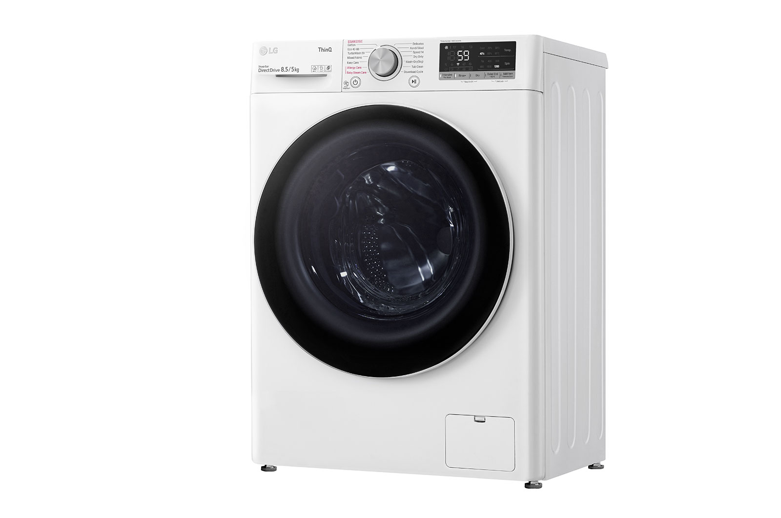 LG Front Load Washer Dryer with AI Direct Drive™, 8.5/5KG, FV1285H4W