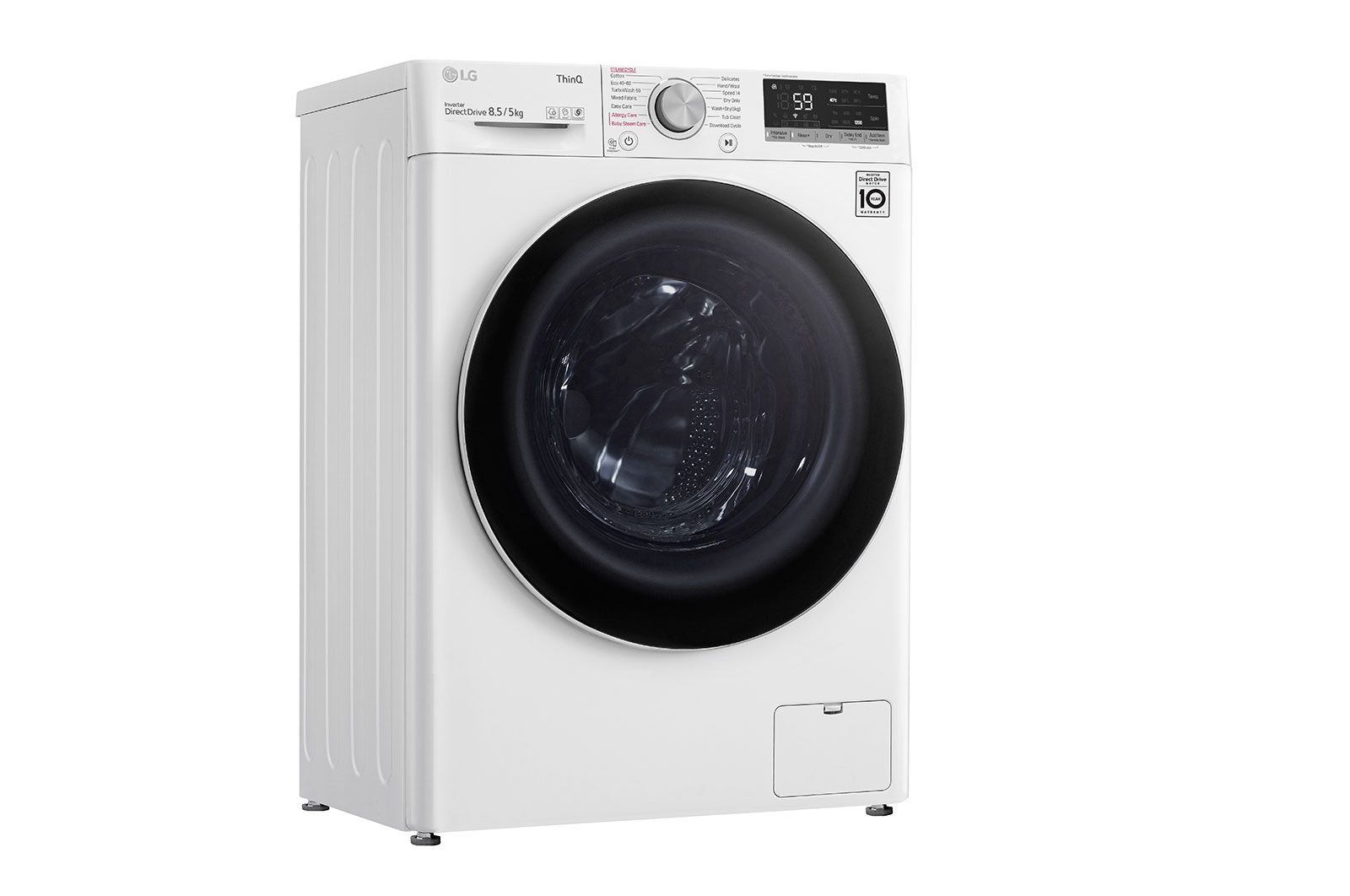 LG Front Load Washer Dryer with AI Direct Drive™, 8.5/5KG, FV1285H4W