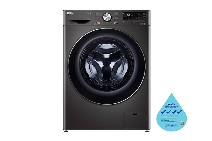 LG 10/6kg, AI Direct Drive Front Load Washer Dryer, FV1410H3BA