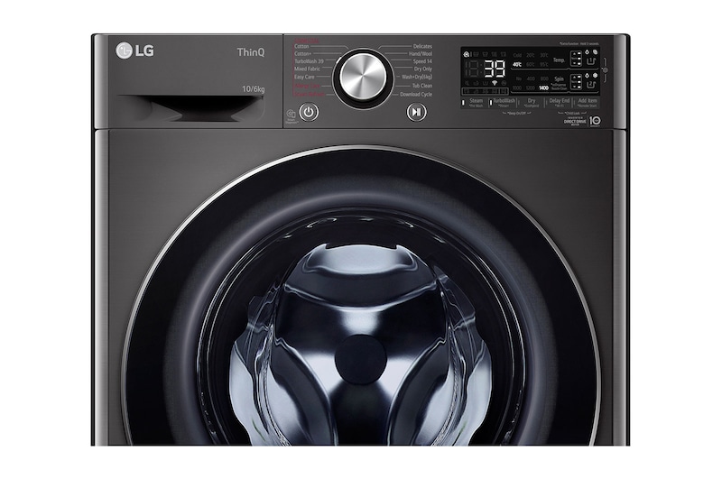LG 10/6kg, AI Direct Drive Front Load Washer Dryer, FV1410H3BA