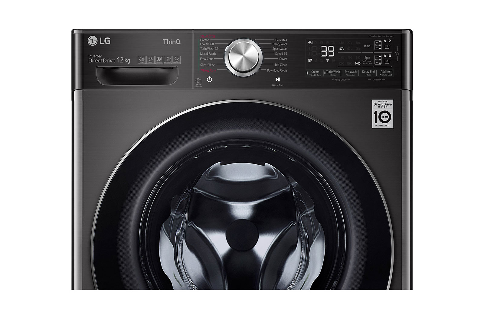 LG 13/8kg, AI Direct Drive Front Load Washer Dryer, FV1413H2BA