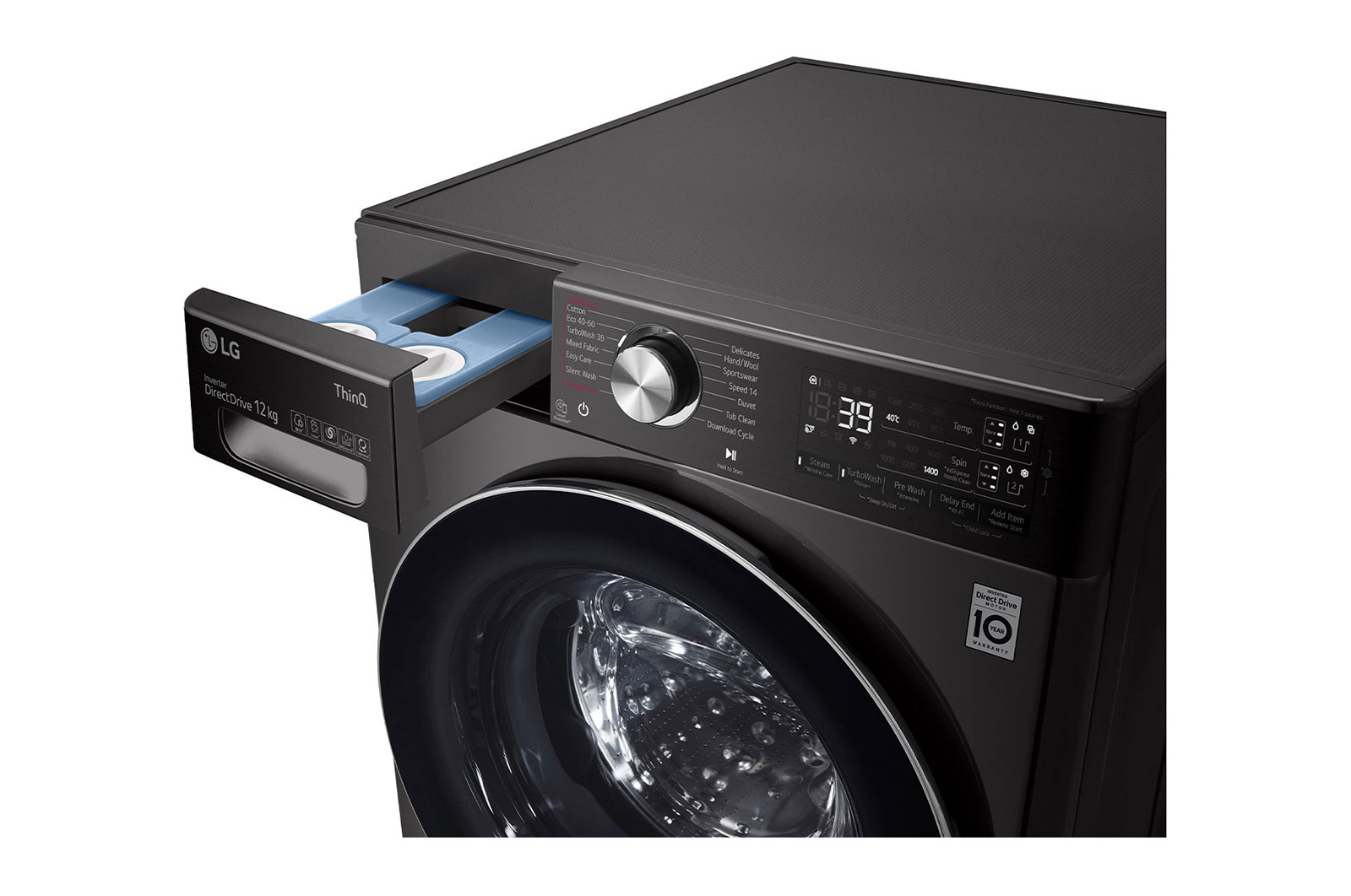 LG 13/8kg, AI Direct Drive Front Load Washer Dryer, FV1413H2BA