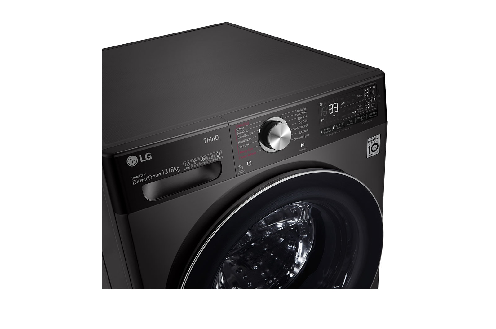 LG 13/8kg, AI Direct Drive Front Load Washer Dryer, FV1413H2BA