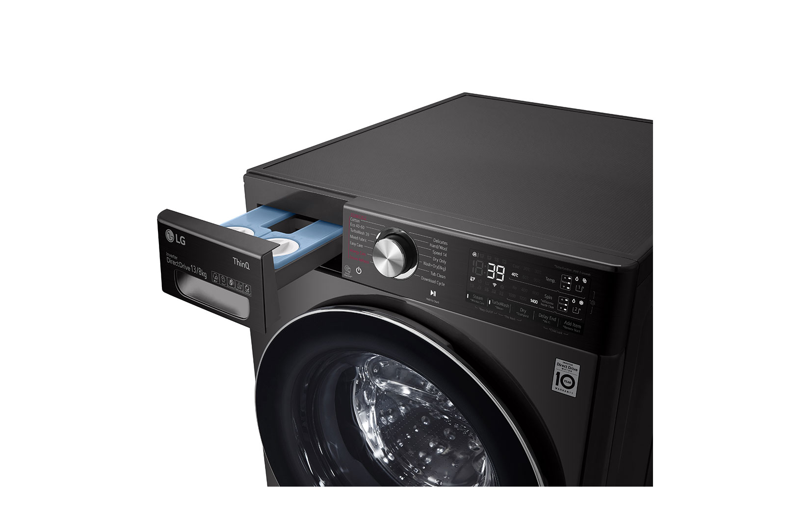 LG 13/8kg, AI Direct Drive Front Load Washer Dryer, FV1413H2BA
