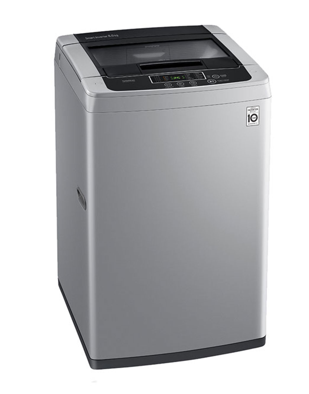 8KG Smart Inverter Top Load Washing Machine, Silver LG SG