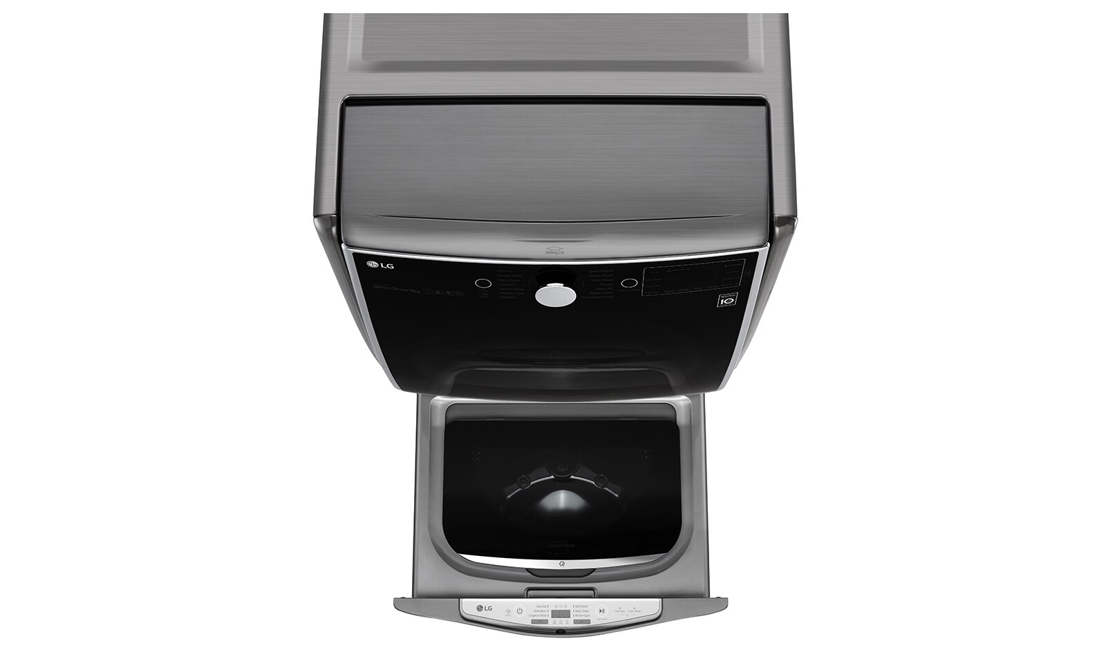 LG 3.5kg, Slim Inverter DD TWIN Load Washing Machine, T2735NTWV