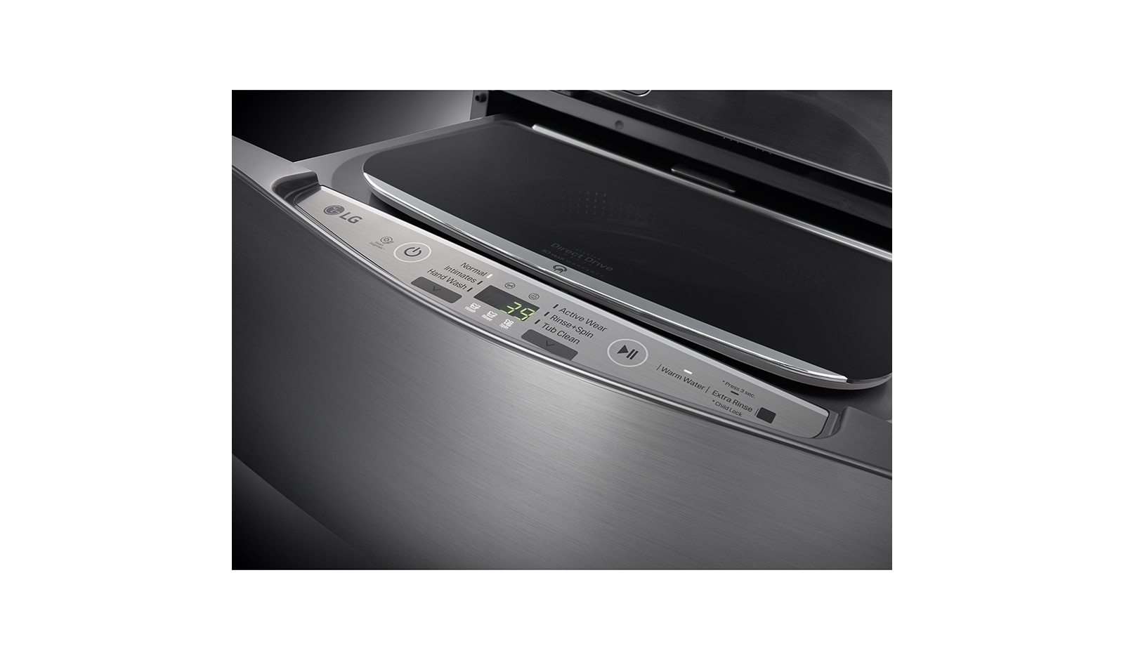 LG 3.5kg, Slim Inverter DD TWIN Load Washing Machine, T2735NTWV