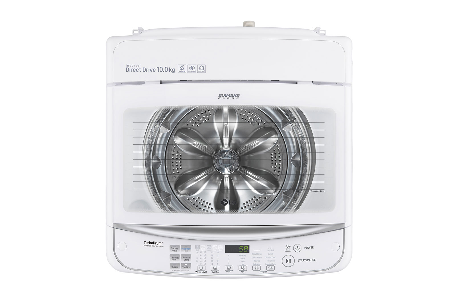LG 10kg, TurboWash3D™ Top Load Washing Machine, TH2110DSAW