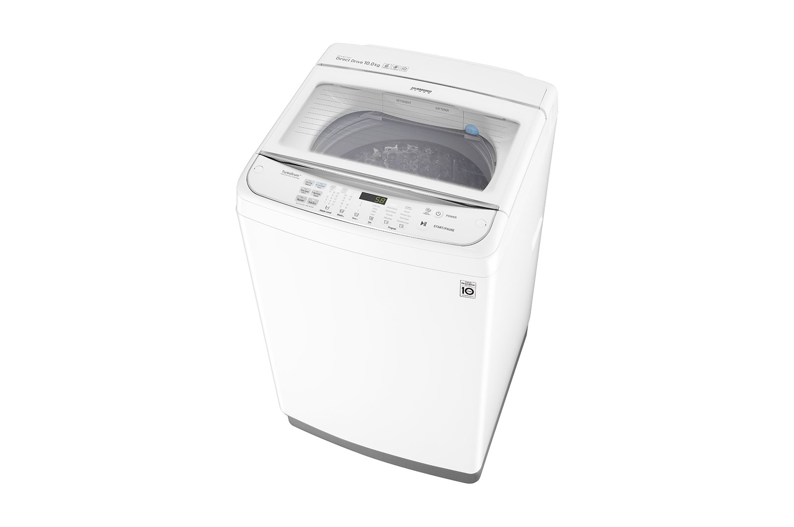LG 10kg, TurboWash3D™ Top Load Washing Machine, TH2110DSAW