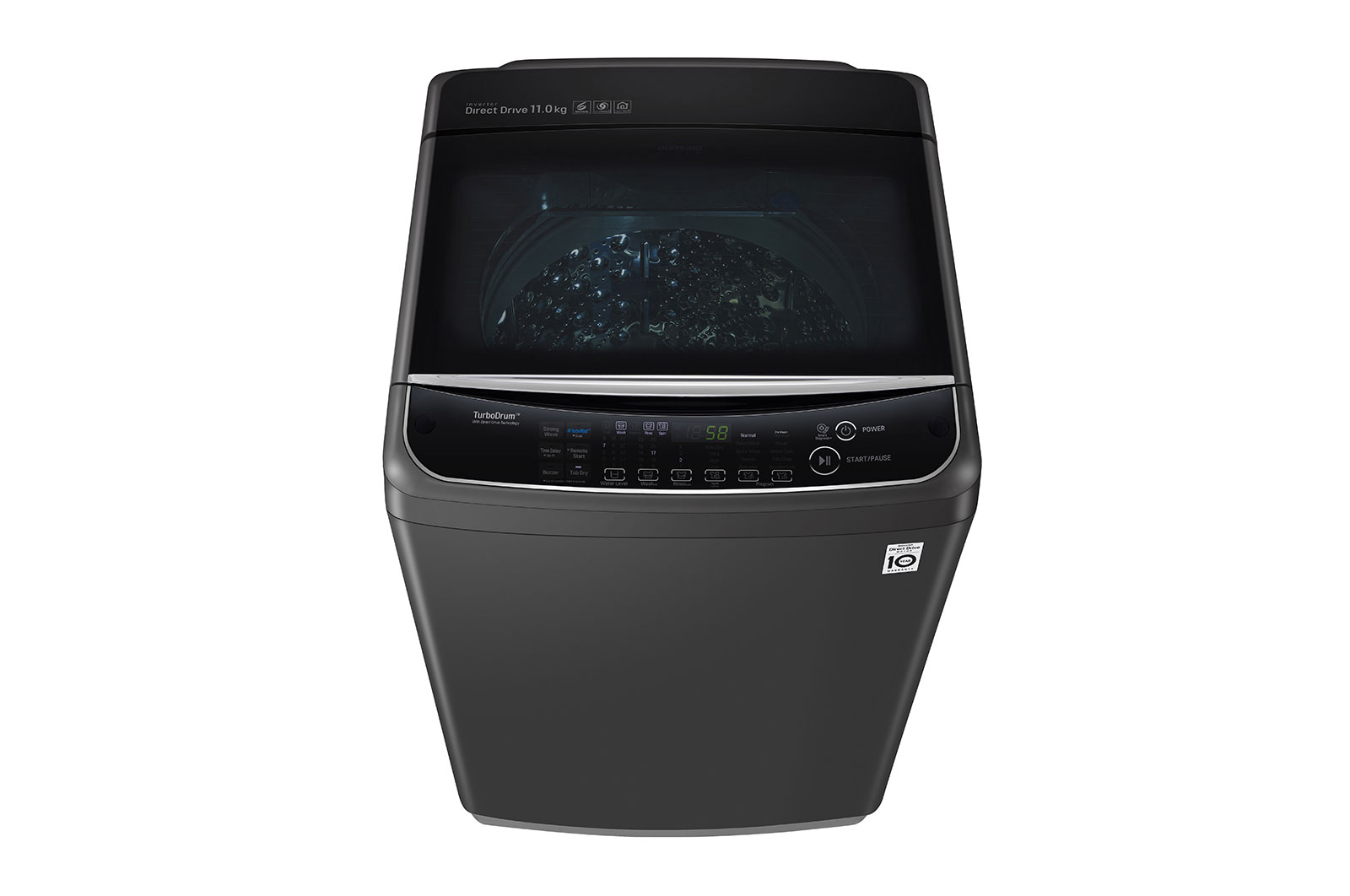 LG 11kg, TurboWash3D™ Top Load Washing Machine, TH2111SSAB