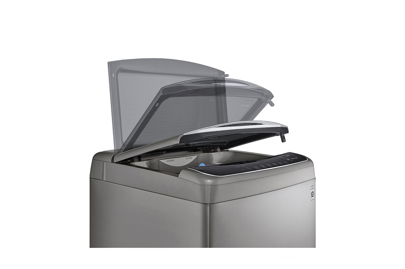 LG TurboWash3D™ Top Load Washing Machine, 12KG, Silver, TH2112SSAV