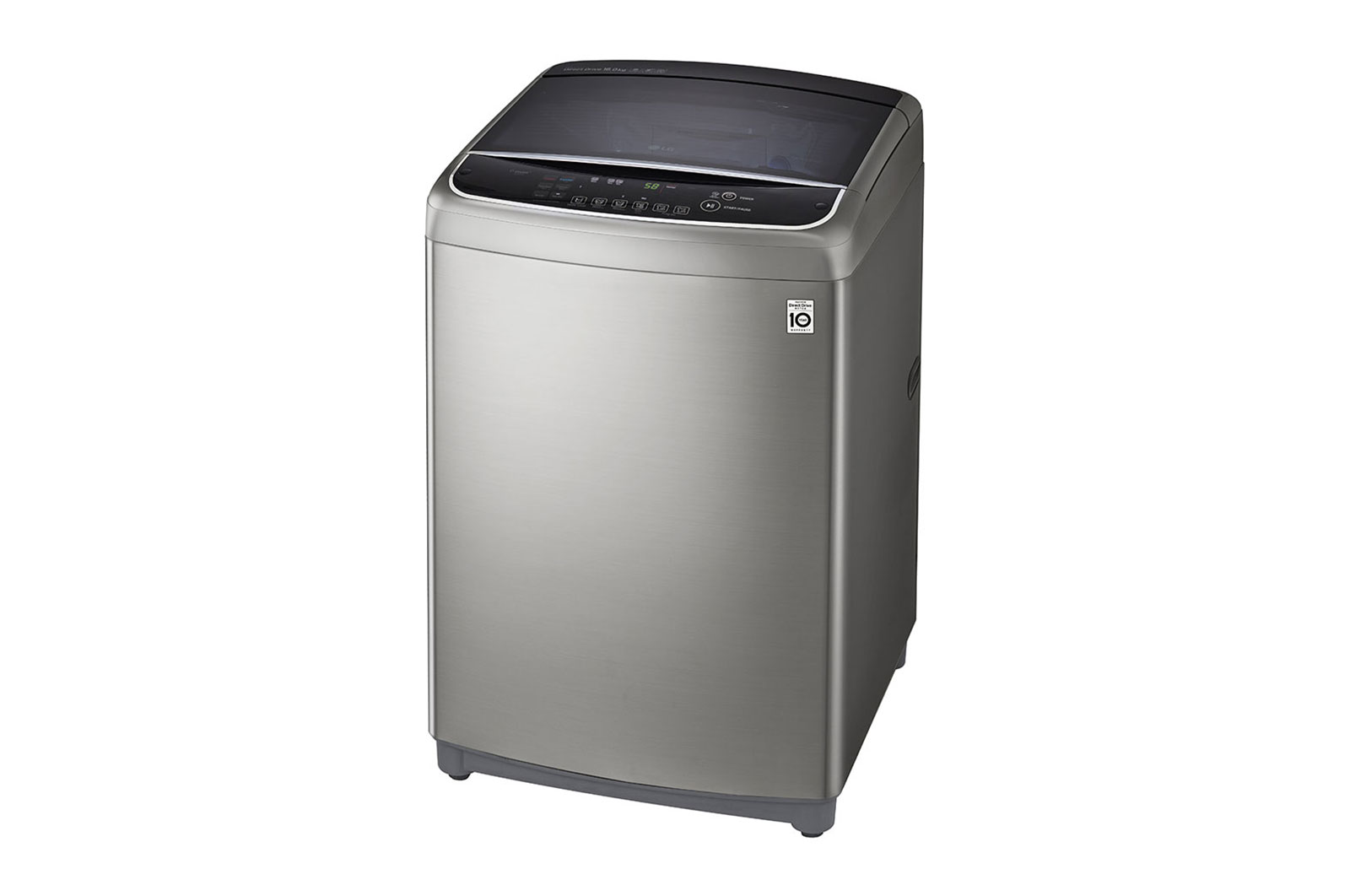 LG TurboWash3D™ Top Load Washing Machine, 16KG, Silver, TH2516SSAV