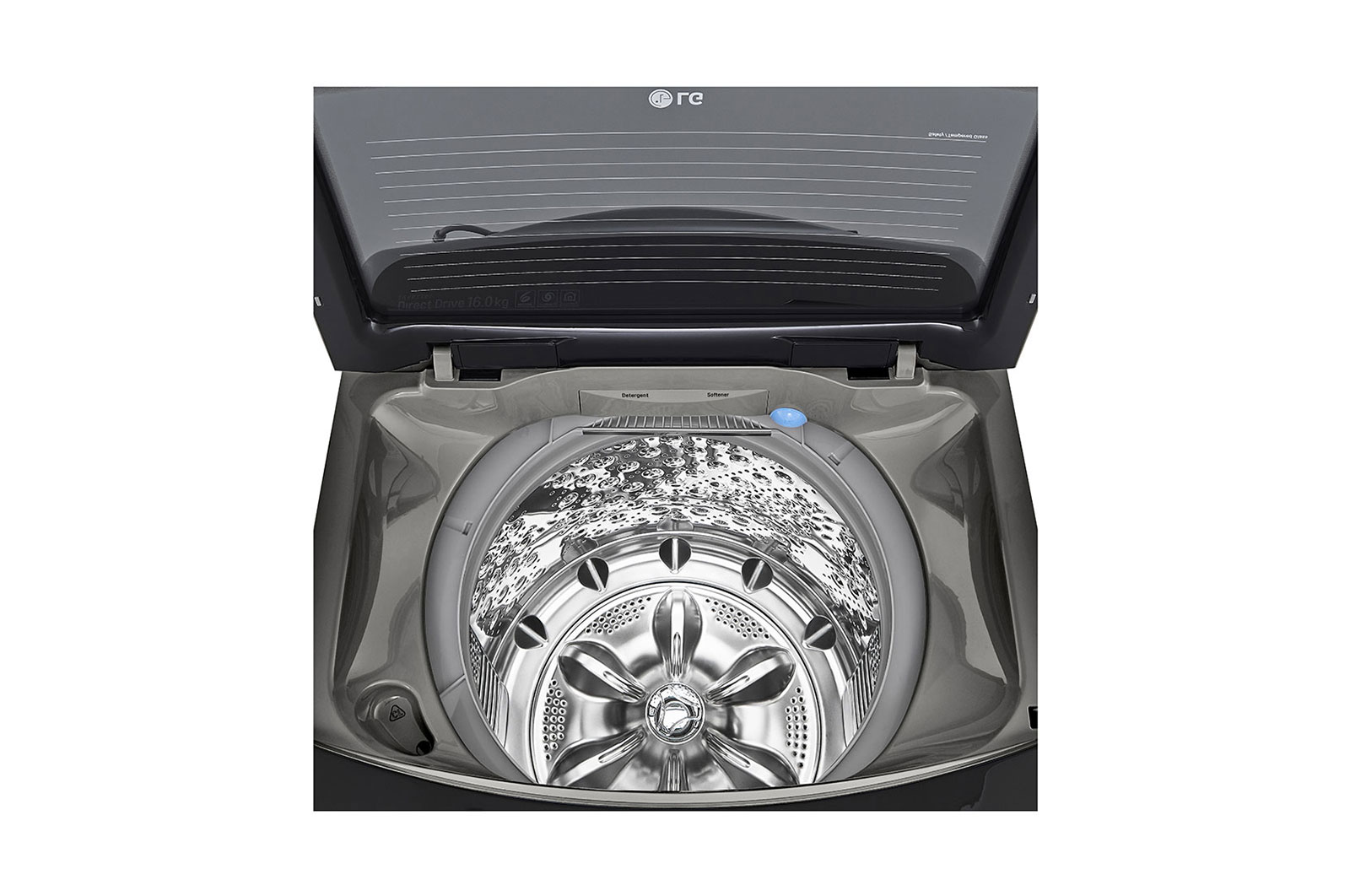 LG TurboWash3D™ Top Load Washing Machine, 16KG, Silver, TH2516SSAV