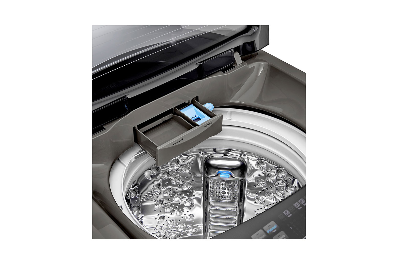 LG TurboWash3D™ Top Load Washing Machine, 16KG, Silver, TH2516SSAV