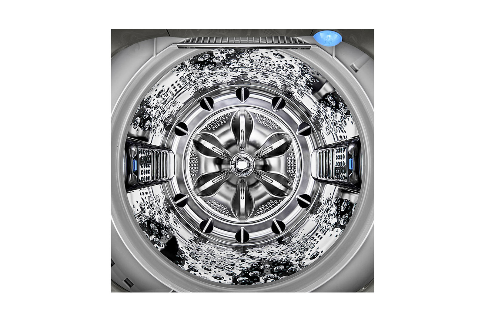 LG TurboWash3D™ Top Load Washing Machine, 16KG, Silver, TH2516SSAV