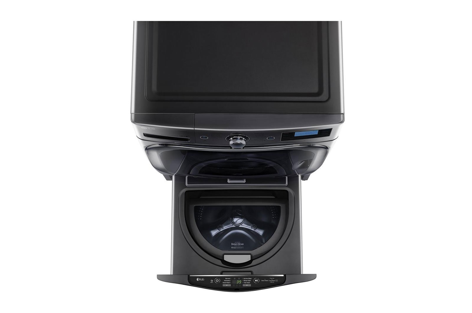 LG TWINWash™ Mini Washing Machine with Slim Inverter DD, 2KG, TV2402NTWB