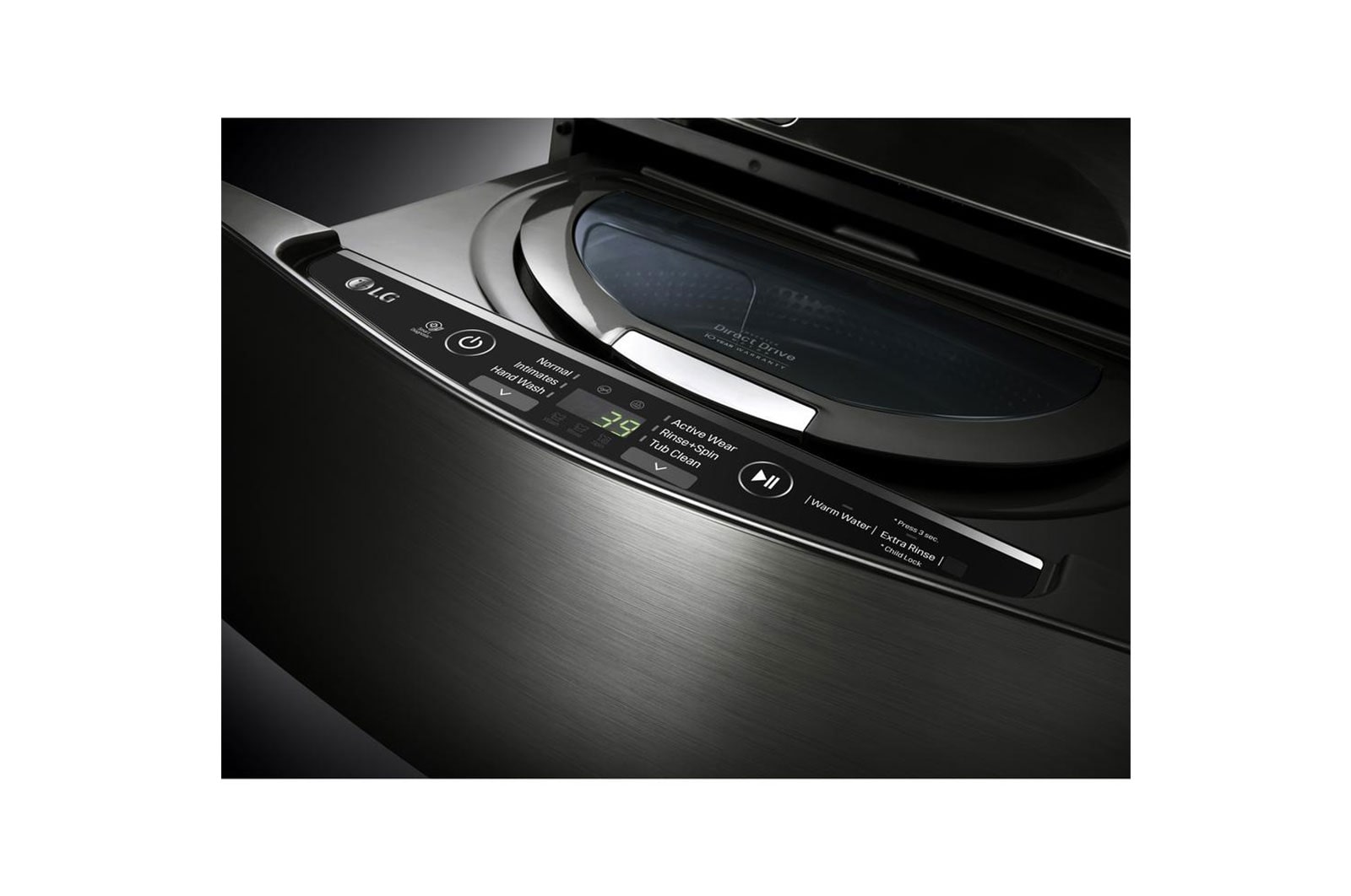 LG TWINWash™ Mini Washing Machine with Slim Inverter DD, 2KG, TV2402NTWB