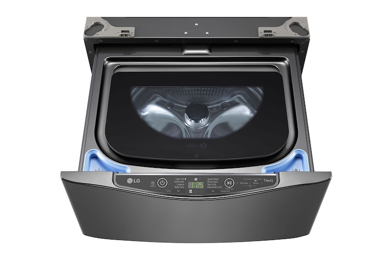 Front view of LG TWINWash™ Mini Washing Machine with Slim Inverter DD, 2.5 kg TV2425NTWB