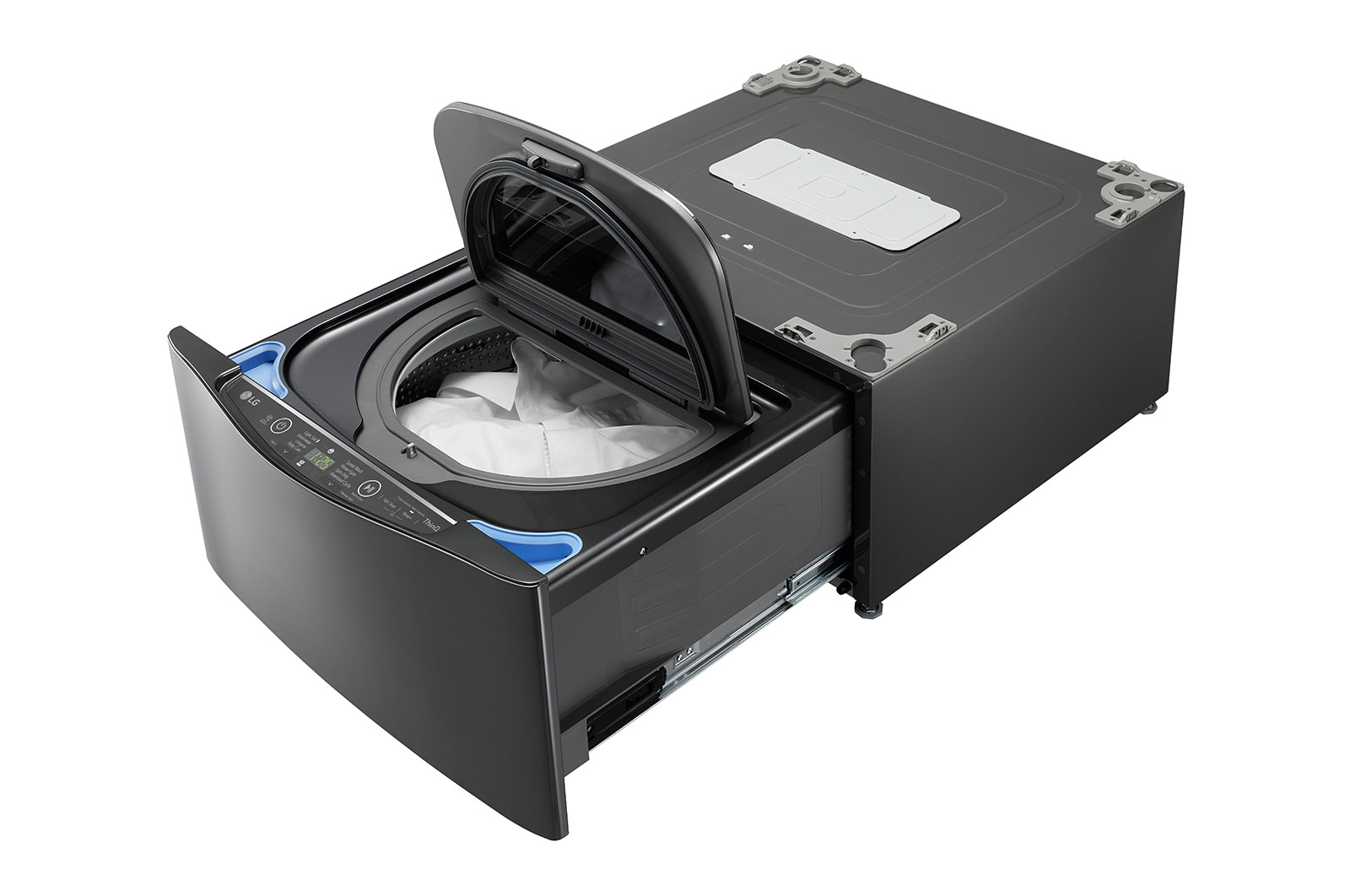 LG TWINWash™ Mini Washing Machine with Slim Inverter DD, 2.5 kg, TV2425NTWB