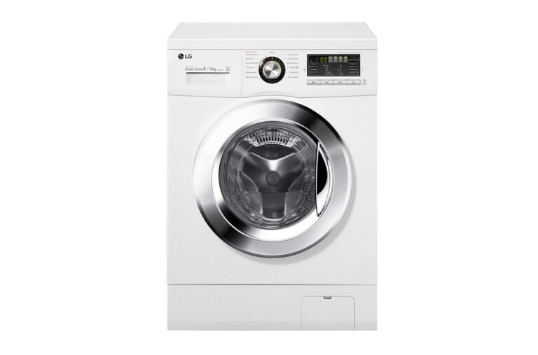 Front view of 8/4kg, 6 Motion Inverter Direct Drive Washer Dryer WD-1486ADP3