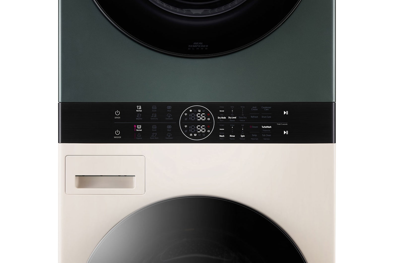 LG 21/16kg AI DD™ Front Load WashTower™, WT2116NHEG