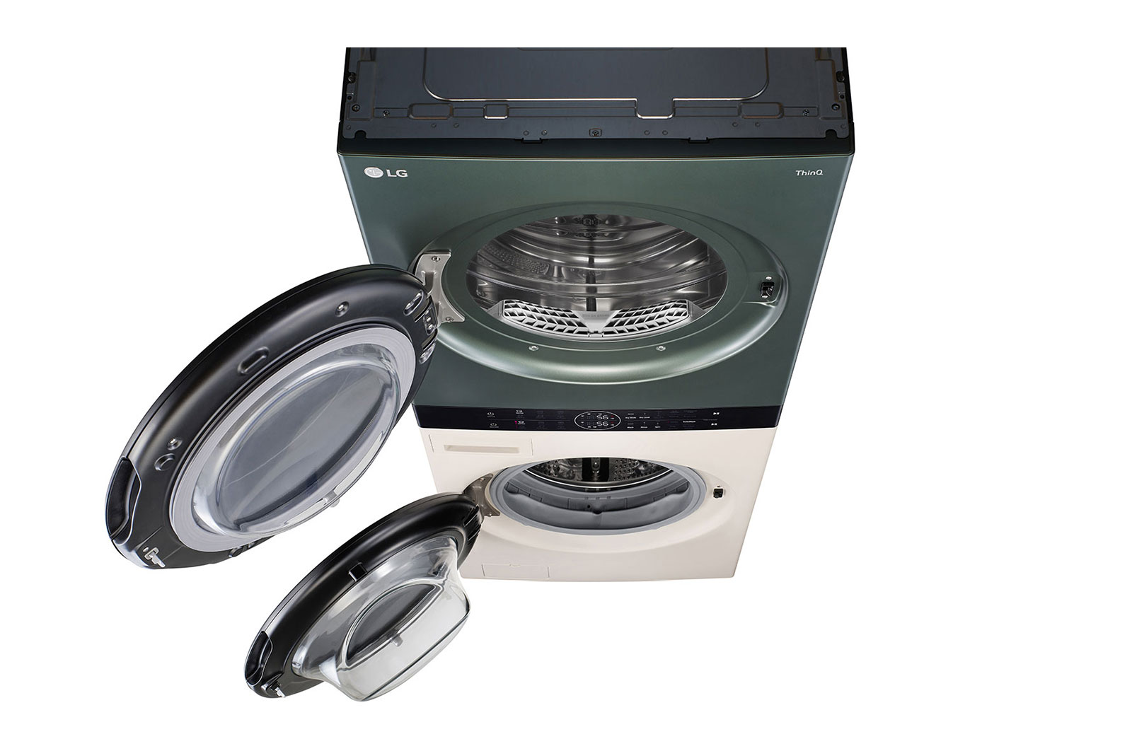 LG 21/16kg AI DD™ Front Load WashTower™, WT2116NHEG