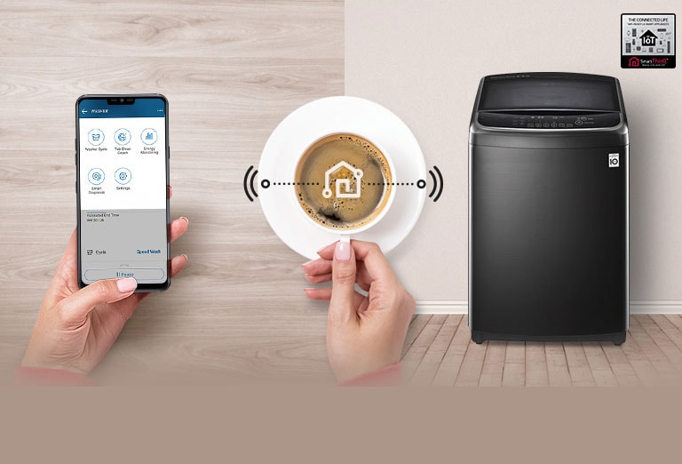 LG-TH2111SSAB-Smart Laundry with Wi-Fi