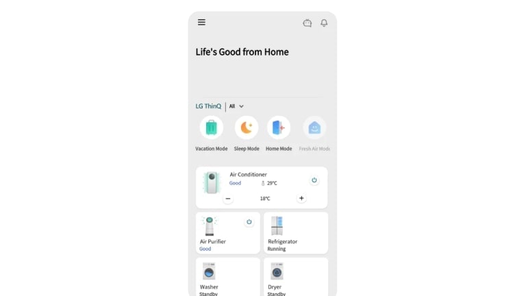 Simplify your life with the LG ThinQ app
